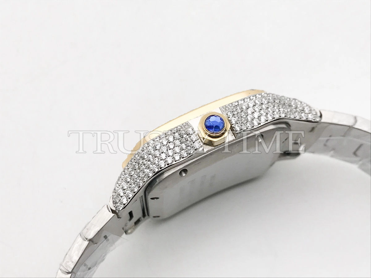 Копия часов Cartier Santos De Cartier 40 W2SA0009 Diamonds Арт.CR-0935