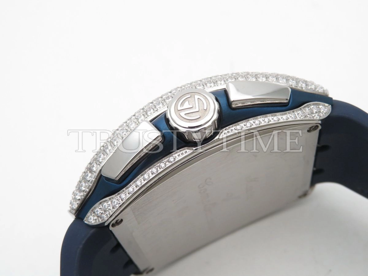 Копия часов Franck Muller Vanguard Chronograph V 45 CC DT YACHTING D NBR CD (BL) (AC) BL.DIAM AC Арт.FM-0642