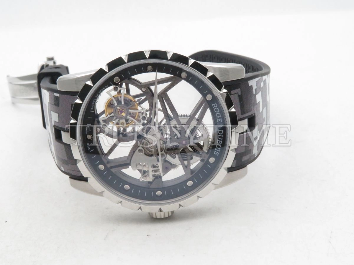 Копия часов Roger Dubuis Excalibur Skeleton Flying Tourbillon Арт.RG-0449