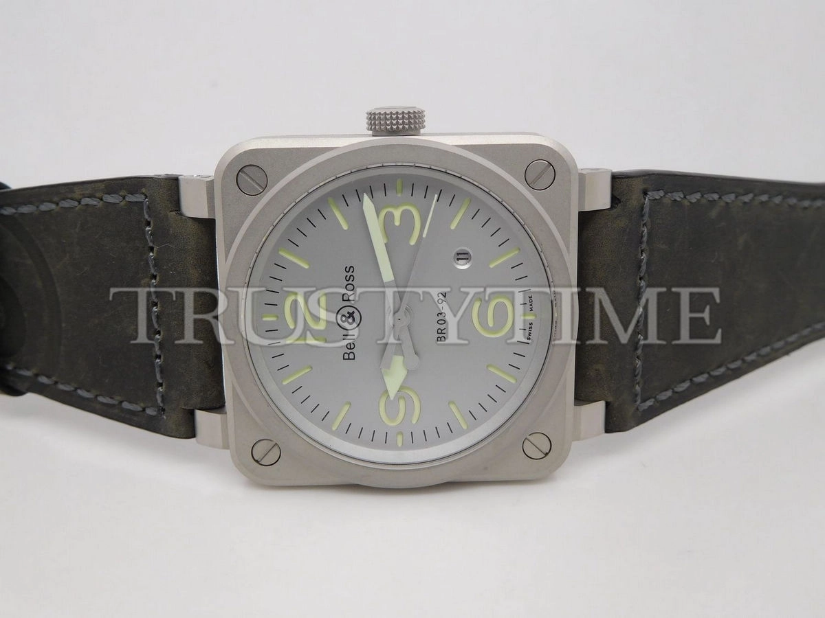 Копия часов Bell & Ross BR 03-92 Horolum Sandblasted BR0392-GR-ST/SCA Арт.BR-0225