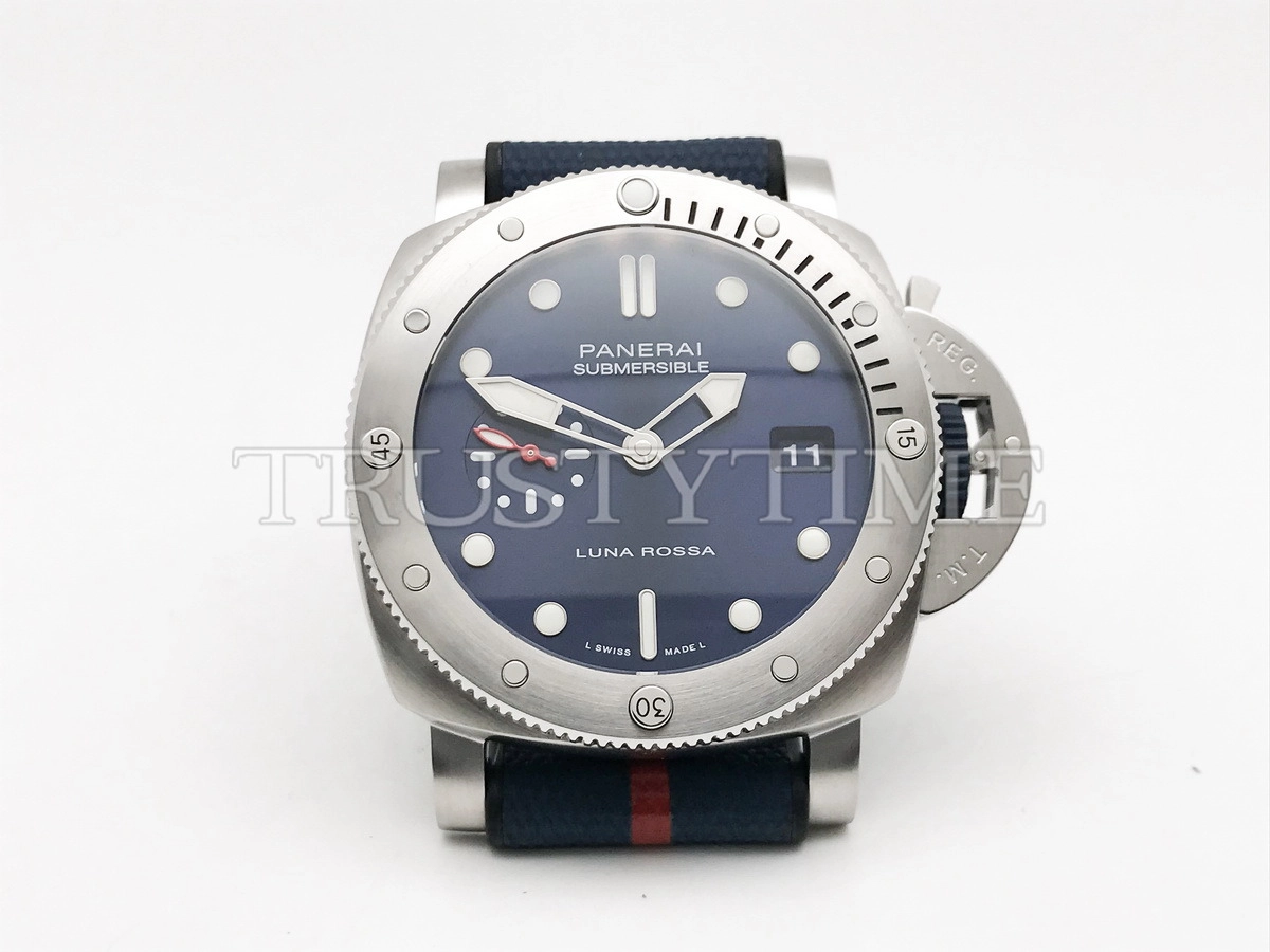 Копия часов Panerai Submersible QuarantaQuattro Luna Rossa 44mm PAM01391 Арт.PN-0892