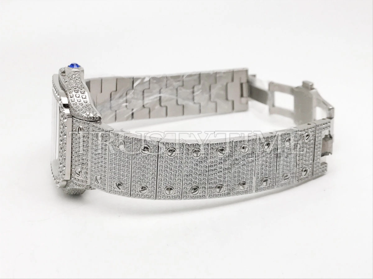 Копия часов Cartier Santos De Cartier 40 WSSA0018 Diamonds Арт.CR-0929