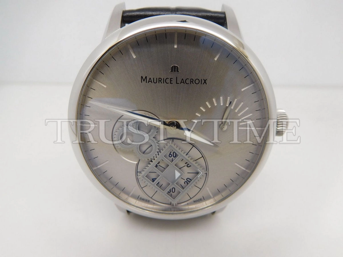 Копия часов Maurice Lacroix Masterpiece Roue Carrée Seconde 43mm MP7158-SS001-901 Арт.ML-0708