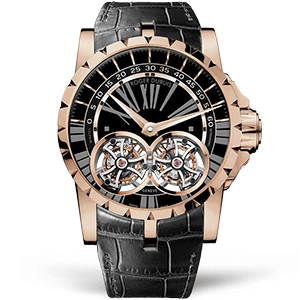 Копия часов Roger Dubuis Excalibur Double Flying Tourbillon 45mm RDDBEX0280 Арт.RG-0420
