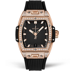 Копия часов Hublot Shaped Spirit Of Big Bang King Gold Pave 39 662.OX.1180.RX.1604 Арт.HB-1291
