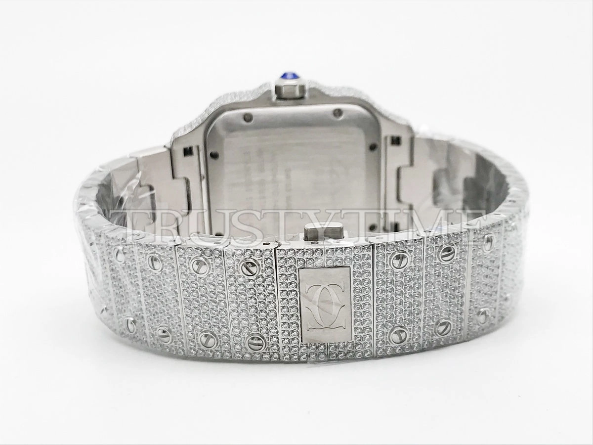 Копия часов Cartier Santos De Cartier 40 WSSA0018 Diamonds Арт.CR-0932