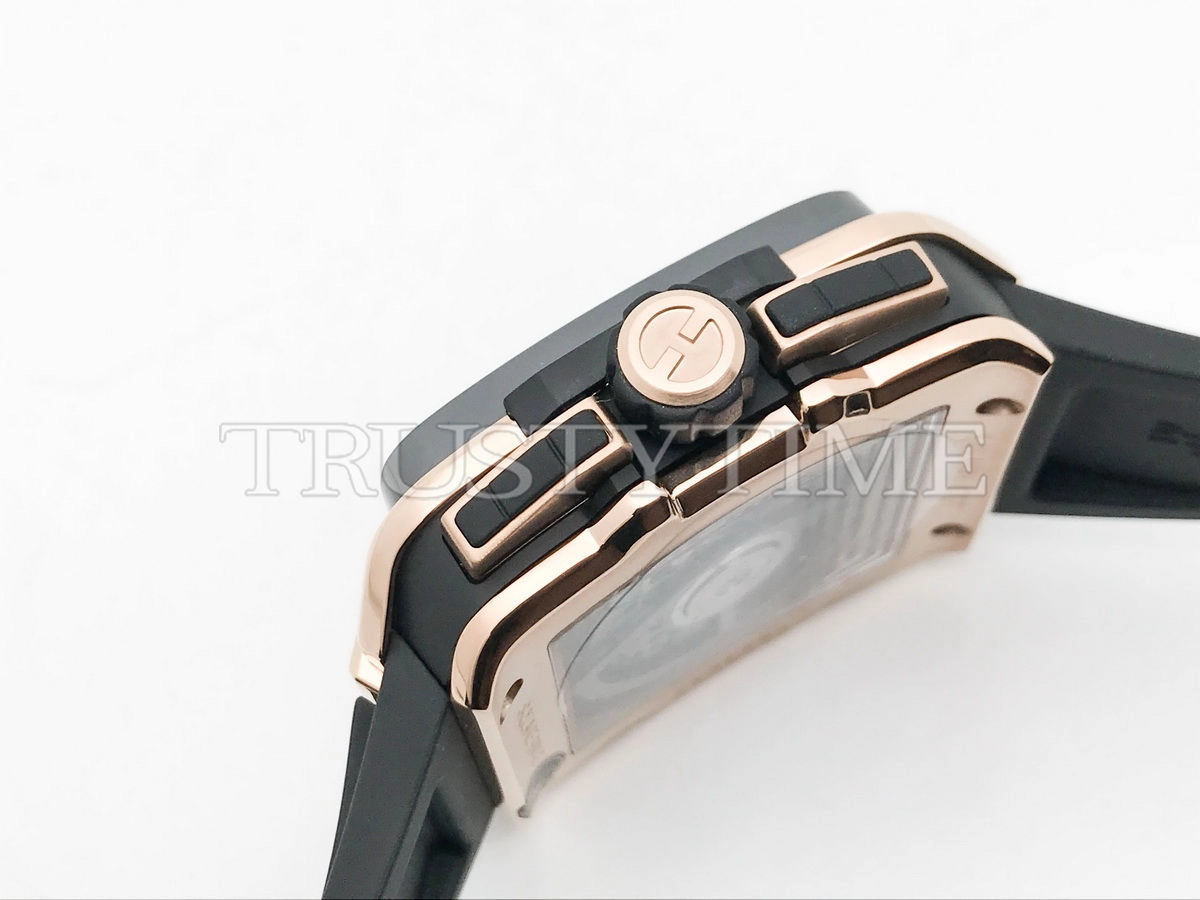 Копия часов Hublot Square Bang Unico King Gold Ceramic 821.OM.0180.RX Арт.HB-1226