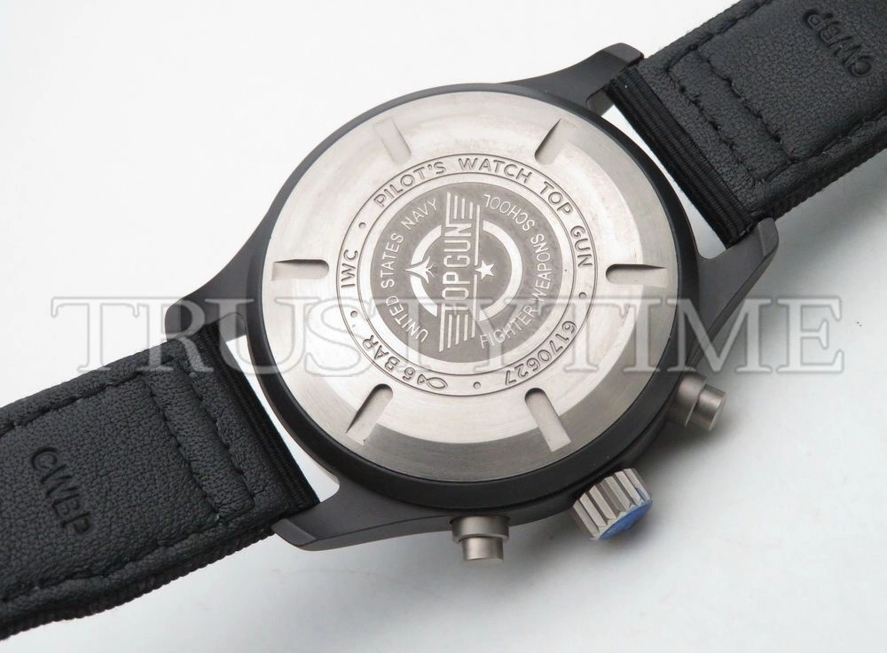 Копия часов IWC Pilot's Watch Chronograph Top Gun 44mm IW389101 Арт.IW-0535