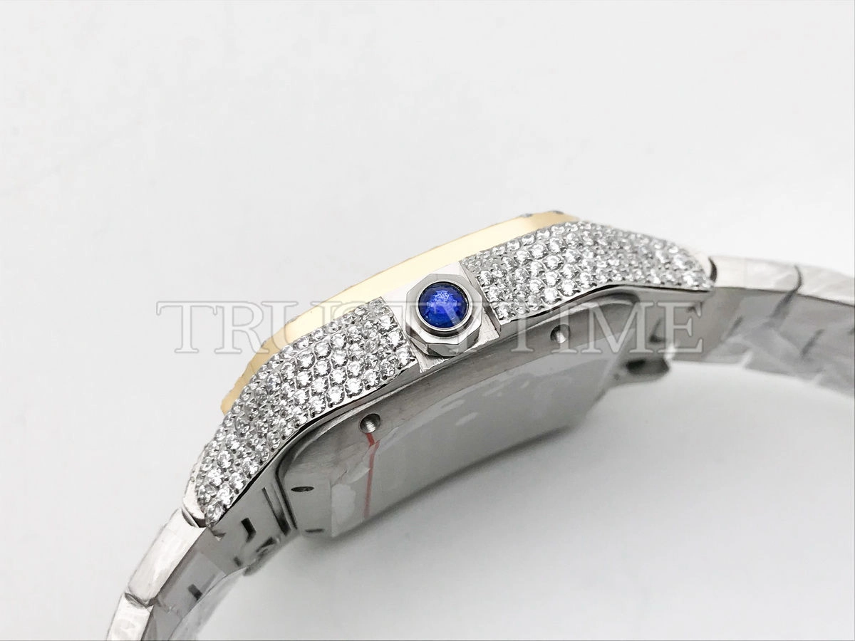 Копия часов Cartier Santos De Cartier 40 W2SA0009 Diamonds Арт.CR-0946