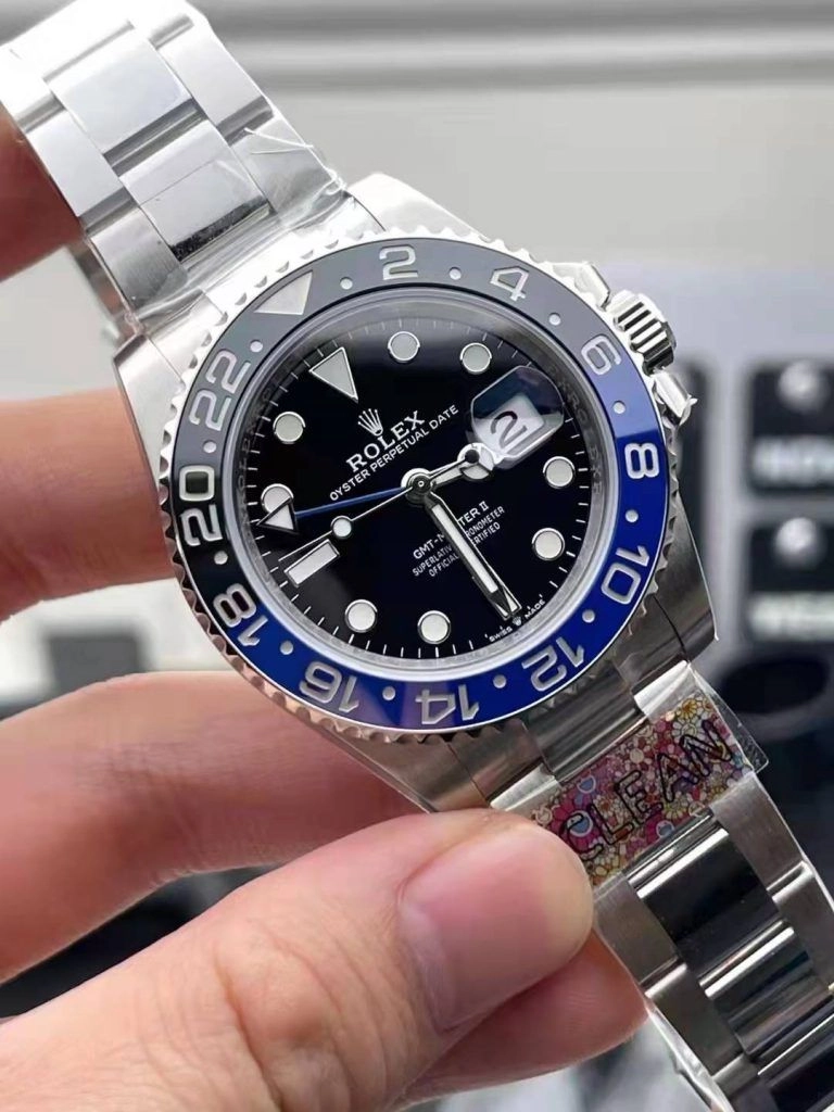 Реплика Rolex GMT-Master II 126710BLNR Batman
