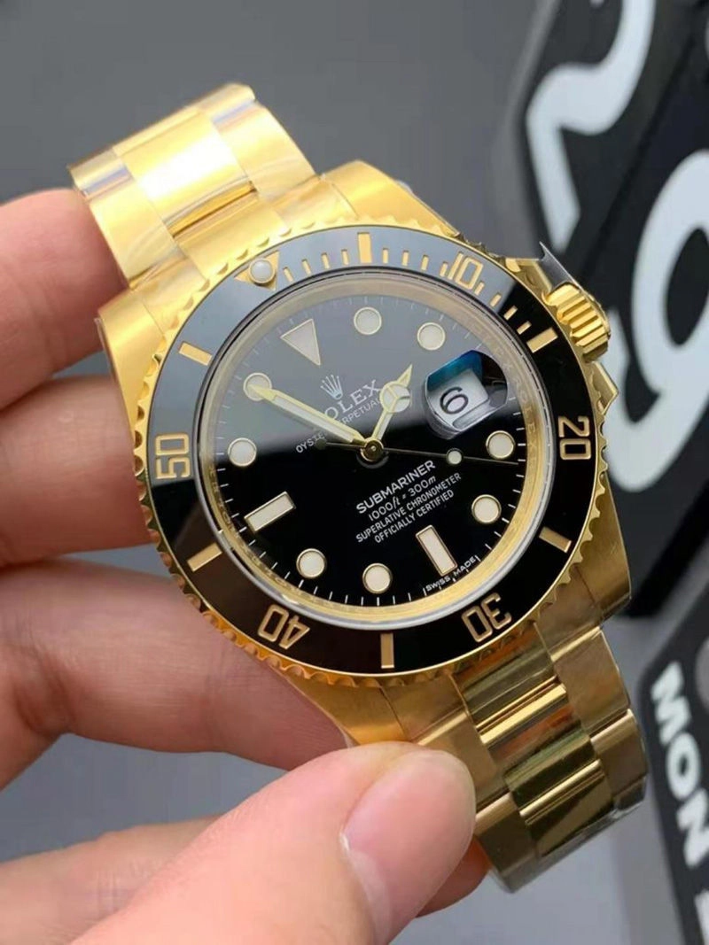 Копия часов Rolex Submariner 116618LN с черным циферблатом Копия часов Rolex Submariner 116618LN с черным циферблатом