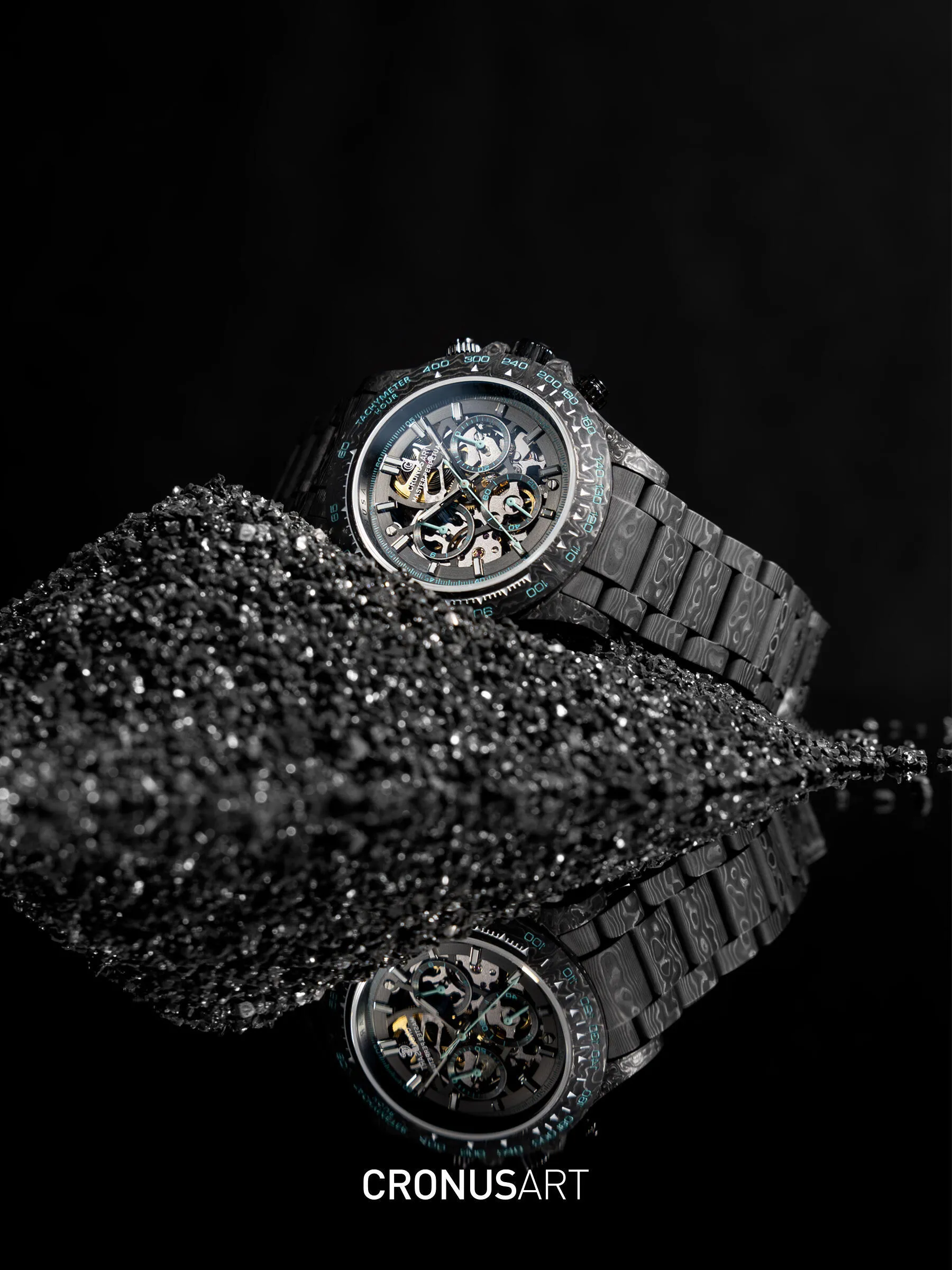 Копия часов CronusArt NTPT Carbon Fiber Watch Limited edition CM016-027 Арт.CA-0445