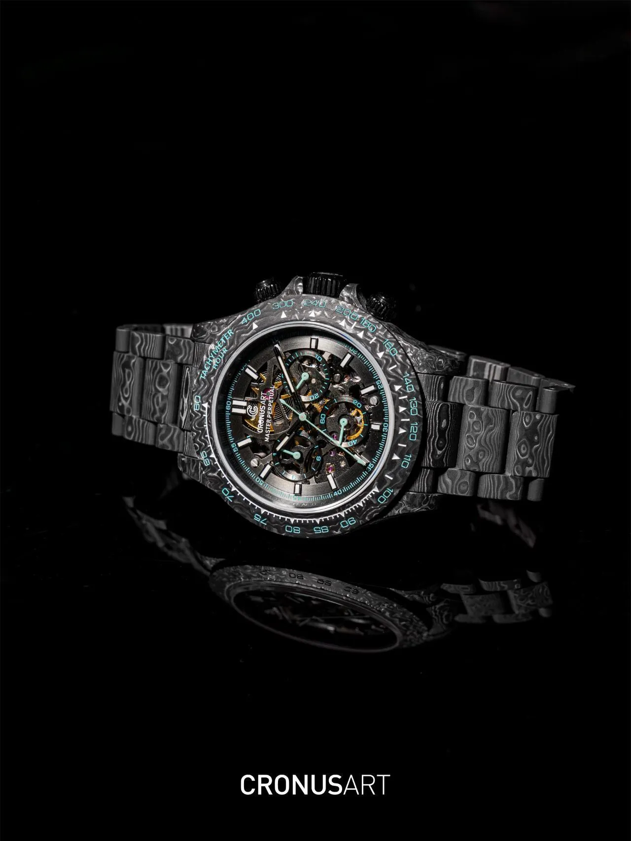 Копия часов CronusArt NTPT Carbon Fiber Watch Limited edition CM016-027 Арт.CA-0445