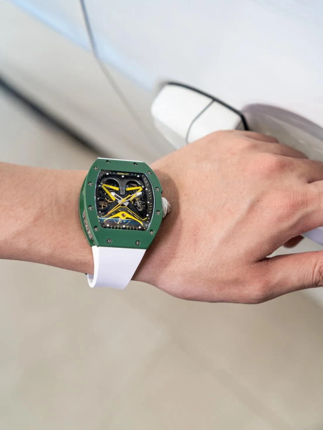 Копия часов CronusArt Carbon Watch CM09-018 Арт.CA-0431