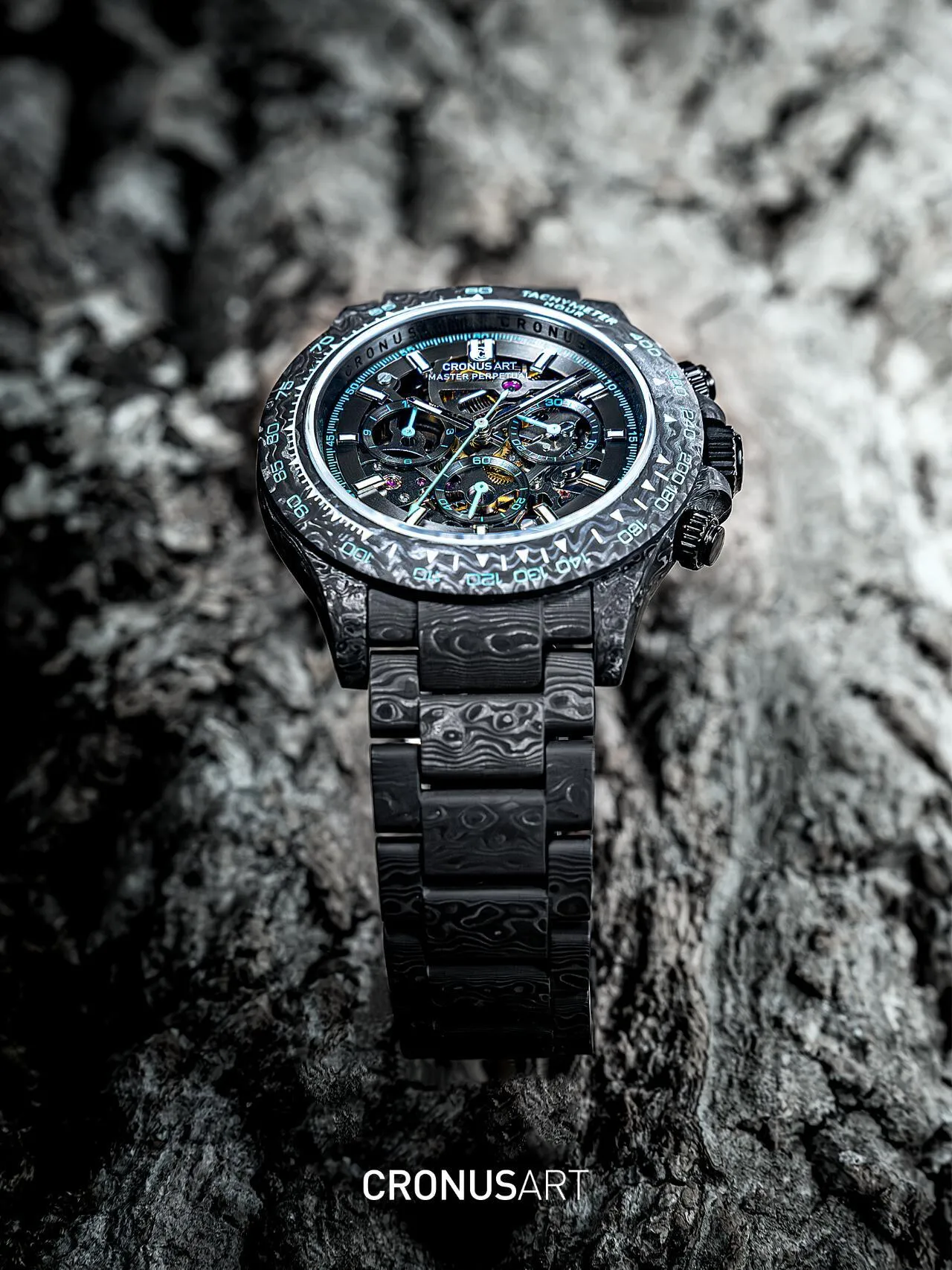 Копия часов CronusArt NTPT Carbon Fiber Watch Limited edition CM016-027 Арт.CA-0445
