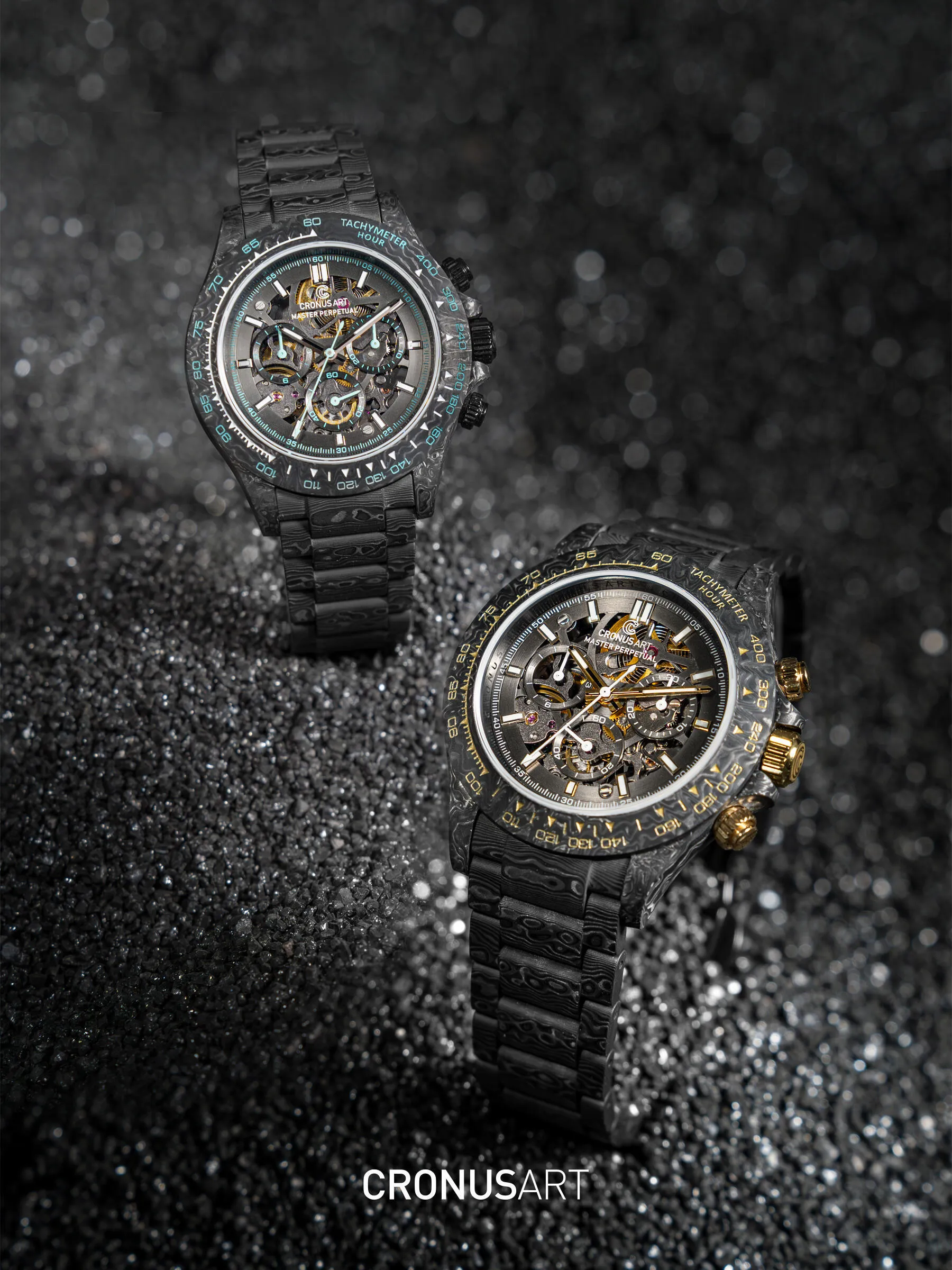 Копия часов CronusArt NTPT Carbon Fiber Watch Limited edition CM016-027 Арт.CA-0445
