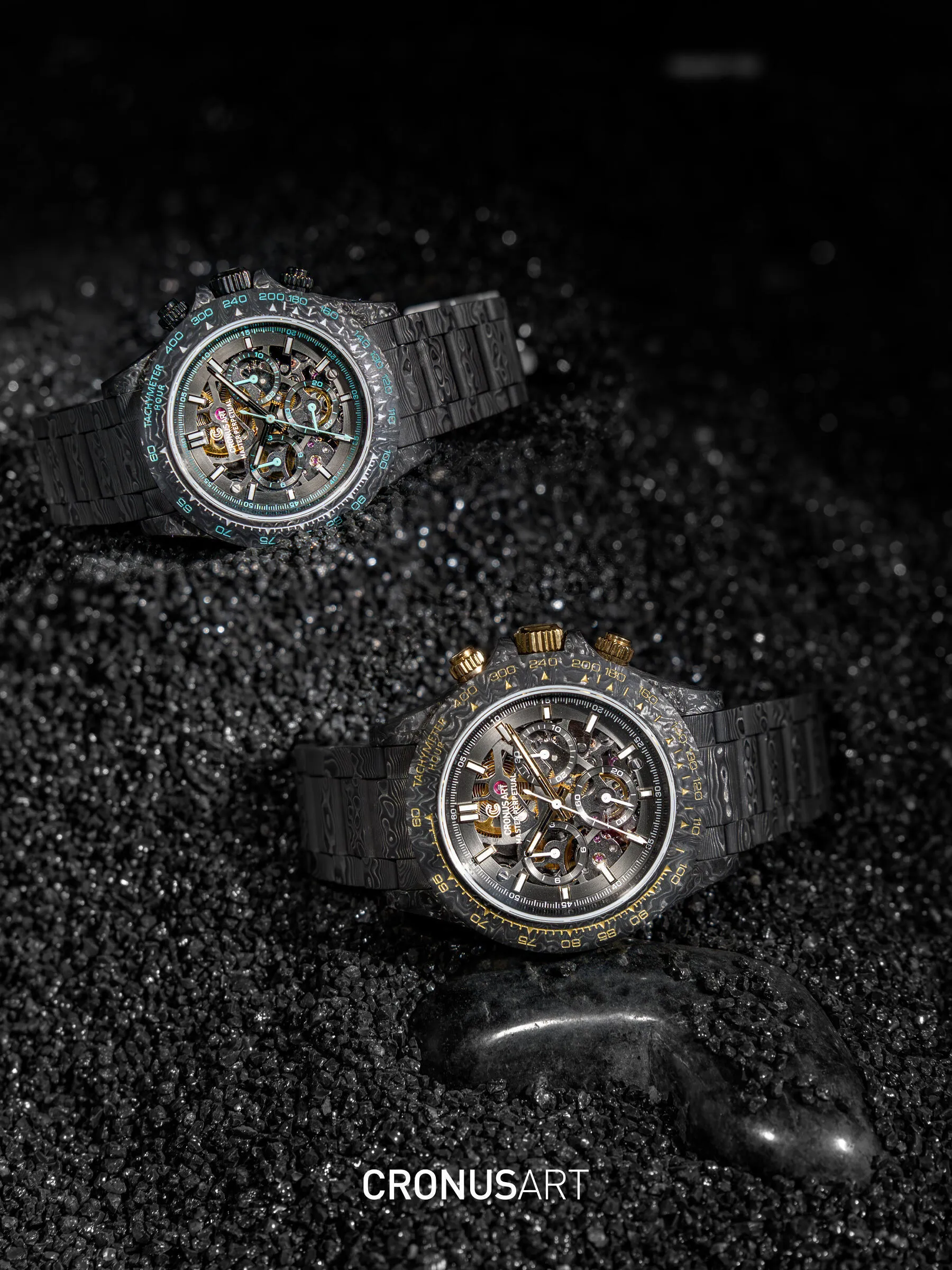 Копия часов CronusArt NTPT Carbon Fiber Watch Limited edition CM016-027 Арт.CA-0445